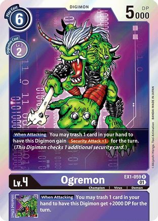 Image of Ogremon (EX1-059) - Classic Collection Foil