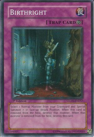 Image of Birthright (STON-EN057) - Strike of Neos Unlimited