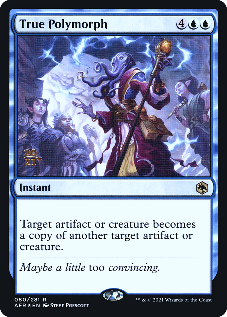 Image of True Polymorph (PRE-080) - Adventures in the Forgotten Realms Promos Foil