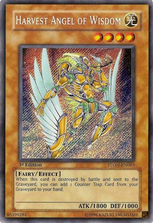 Image of Harvest Angel of Wisdom (STON-EN063) - Strike of Neos 1st Edition