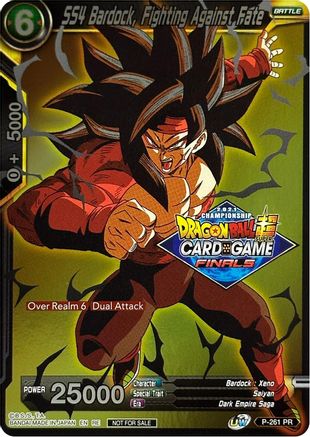 Image of SS4 Bardock, Fighting Against Fate (2021 Tournament Pack Vault Set) (P-261) - Promotion Cards Foil