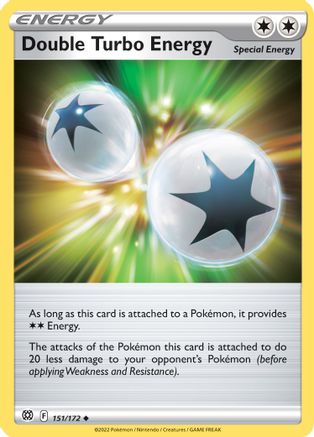 Image of Double Turbo Energy 151/172  SWSH09 Brilliant Stars - Uncommon