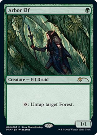 Image of Arbor Elf (GAME-001) - Game Day & Store Championship Promos