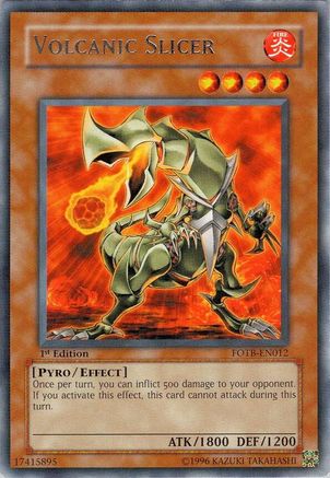 Image of Volcanic Slicer (FOTB-EN012) - Force of the Breaker 1st Edition