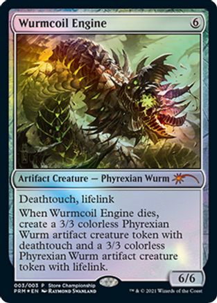 Image of Wurmcoil Engine (GAME-003) - Game Day & Store Championship Promos Foil