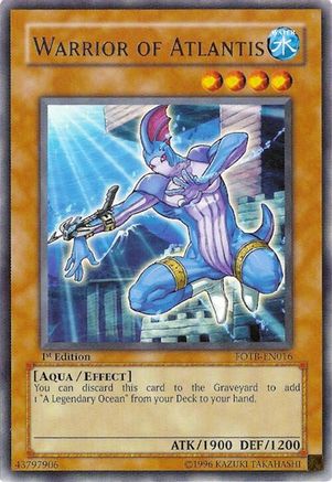 Image of Warrior of Atlantis (FOTB-EN016) - Force of the Breaker Unlimited