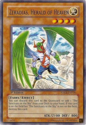 Image of Zeradias, Herald of Heaven (FOTB-EN018) - Force of the Breaker 1st Edition