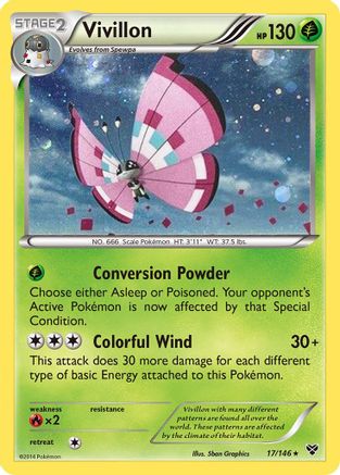 Image of Vivillon 017/146  - Holofoil Blister Exclusives - Promo