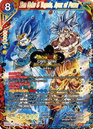 Image of Son Goku & Vegeta, Apex of Power (World Championship 2021) (BT9-136) - Tournament Promotion Cards