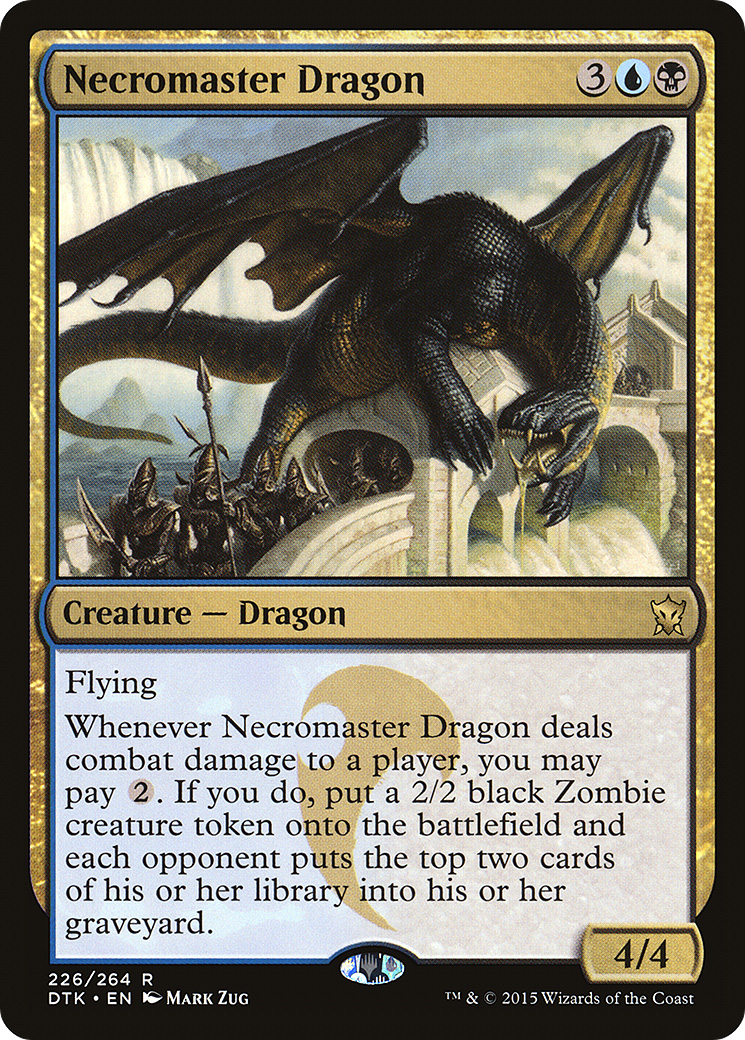 Image of Necromaster Dragon (DTK-226) - Dragons of Tarkir