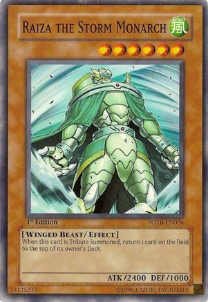 Image of Raiza the Storm Monarch (FOTB-EN026) - Force of the Breaker 1st Edition