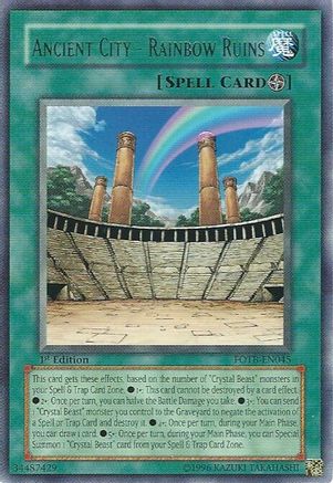Image of Ancient City - Rainbow Ruins (FOTB-EN045) - Force of the Breaker 1st Edition