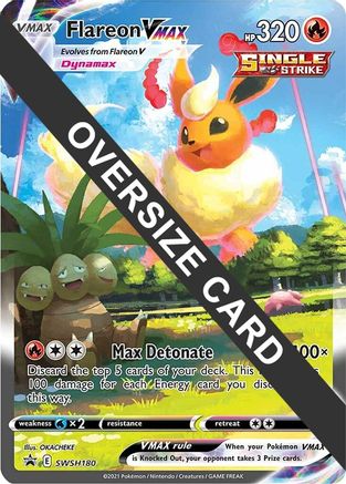 Image of Flareon VMAX SWSH180  - Holofoil Jumbo Cards - Promo