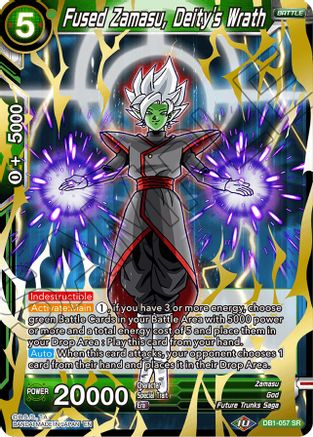 Image of Fused Zamasu, Deity's Wrath (BT16-057) - Realm of the Gods