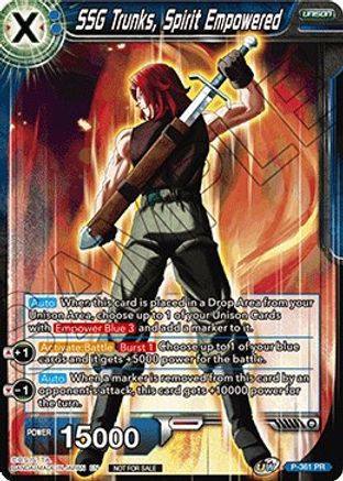 Image of SSG Trunks, Spirit Empowered (P-361 PR) - Promotion Cards Foil