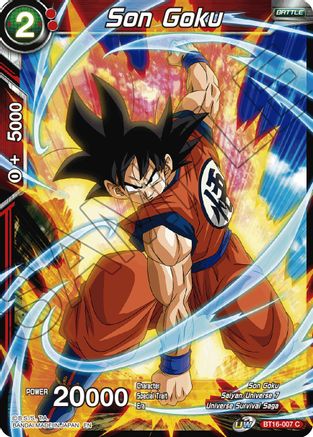 Image of Son Goku (BT16-007) - Realm of the Gods Foil