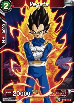 Image of Vegeta (BT16-013) (BT16-013) - Realm of the Gods Foil
