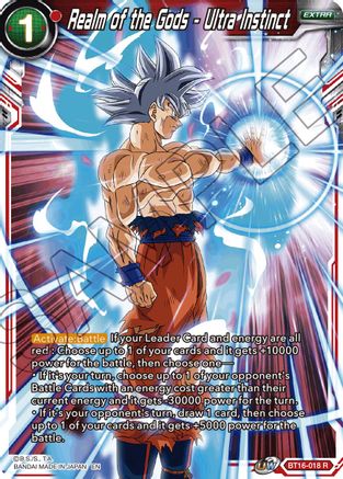Image of Realm of the Gods - Ultra Instinct (BT16-018) - Realm of the Gods
