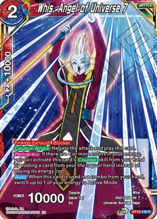Image of Whis, Angel of Universe 7 (BT16-140) - Realm of the Gods