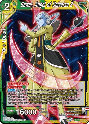 Image of Sawar, Angel of Universe 2 (BT16-143) - Realm of the Gods
