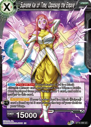 Image of Supreme Kai of Time, Opposing the Empire (BT16-099) - Realm of the Gods