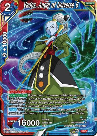 Image of Vados, Angel of Universe 6 (BT16-141) - Realm of the Gods Foil