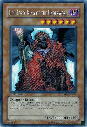 Image of Lich Lord, King of the Underworld (FOTB-EN062) - Force of the Breaker 1st Edition