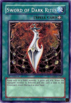 Image of Sword of Dark Rites (FOTB-EN067) - Force of the Breaker 1st Edition