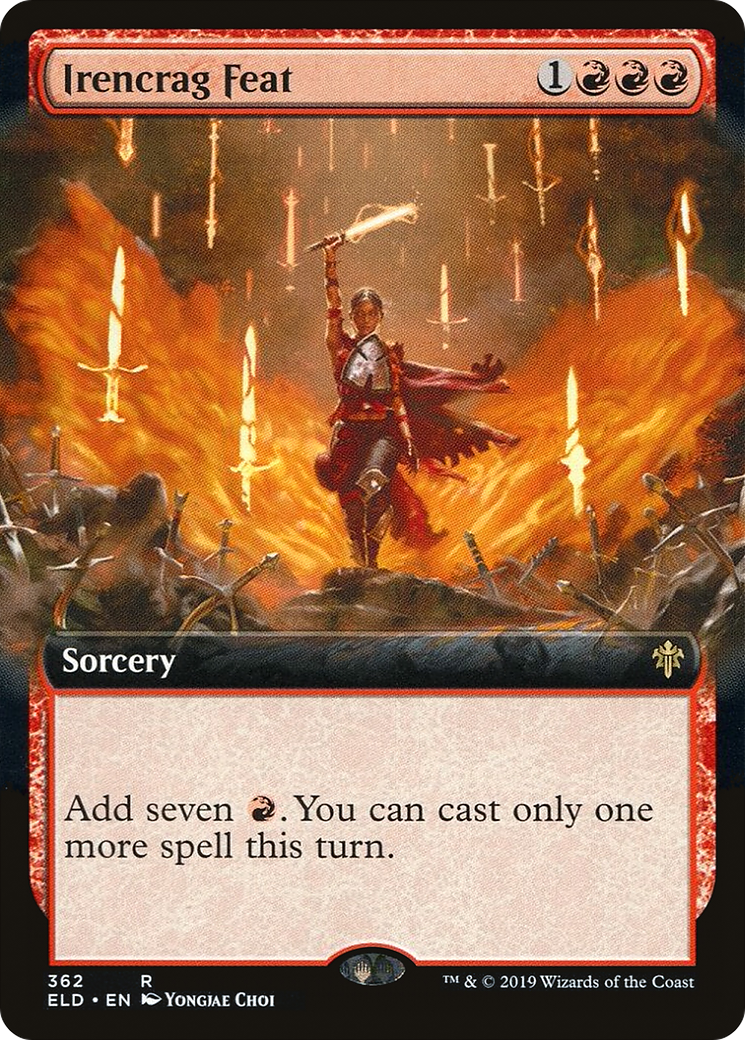 Image of Irencrag Feat (Extended Art) (ELD-362) - Throne of Eldraine: (Extended Art) Foil