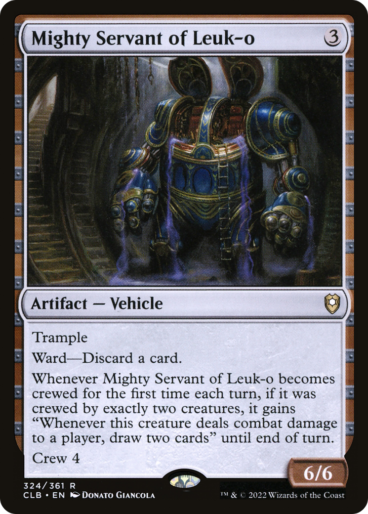 Image of Mighty Servant of Leuk-o (CLB-324) - Commander Legends: Battle for Baldur's Gate Foil