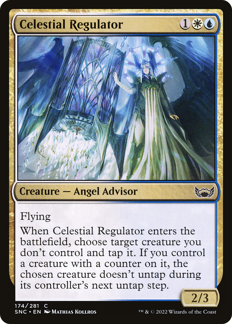 Image of Celestial Regulator (SNC-174) - Streets of New Capenna Foil