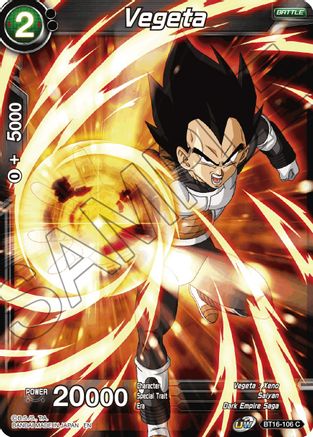 Image of Vegeta (BT16-106) (BT16-106) - Realm of the Gods Foil