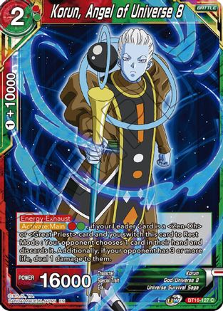 Image of Korun, Angel of Universe 8 (BT16-127) - Realm of the Gods