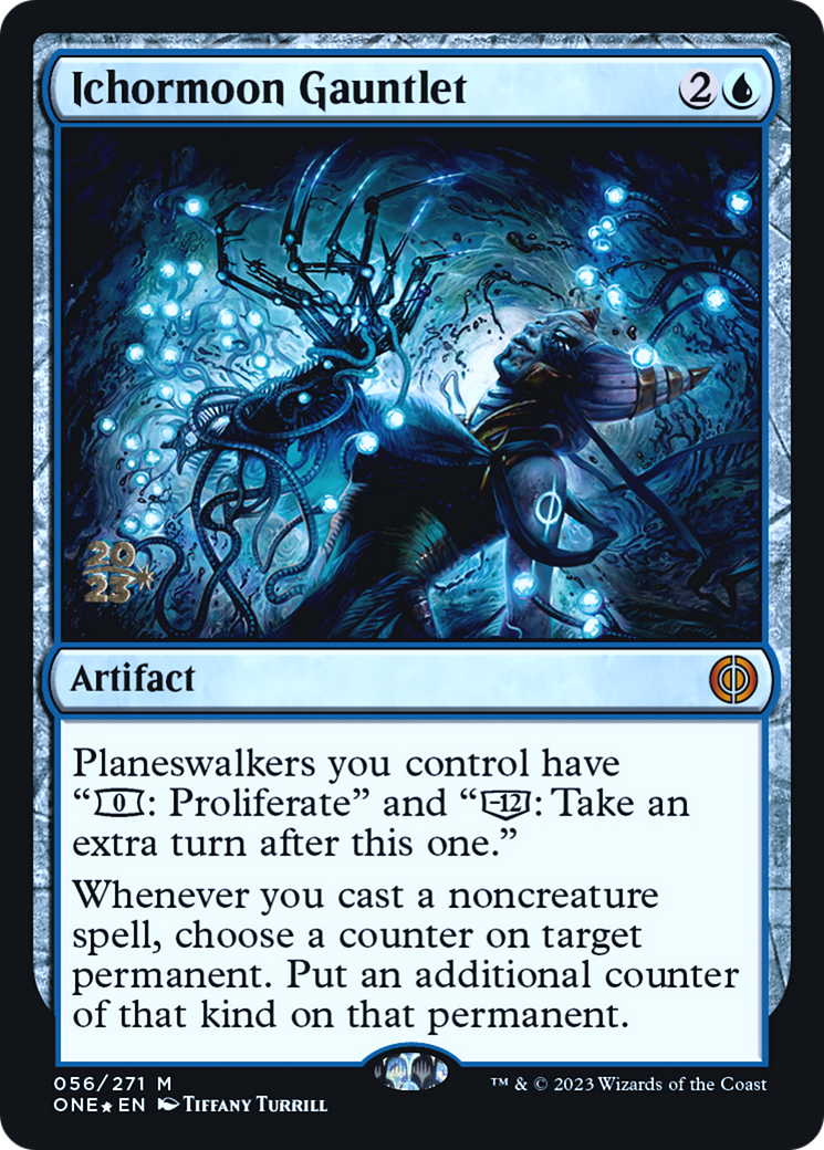 Image of Ichormoon Gauntlet (PRE-056) - Phyrexia: All Will Be One Promos Foil