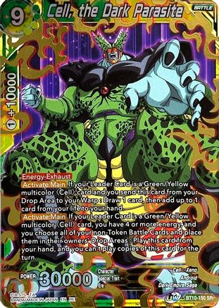 Image of Cell, the Dark Parasite (BT10-150) - Rise of the Unison Warrior 2nd Edition Foil