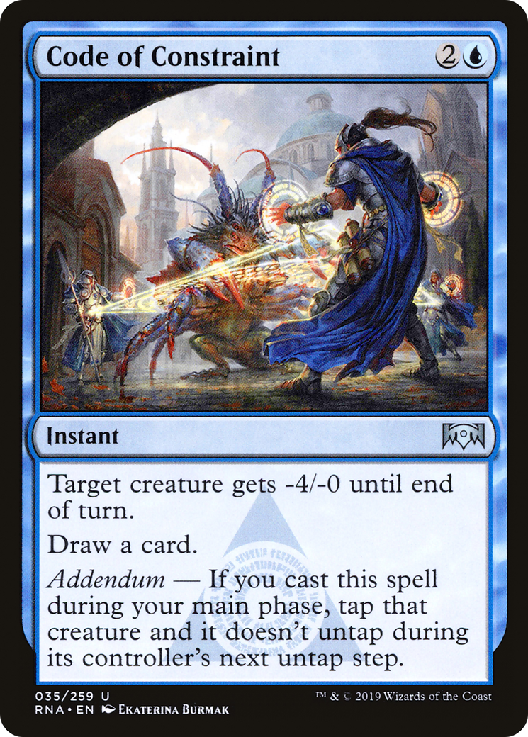 Image of Code of Constraint (RNA-035) - Ravnica Allegiance