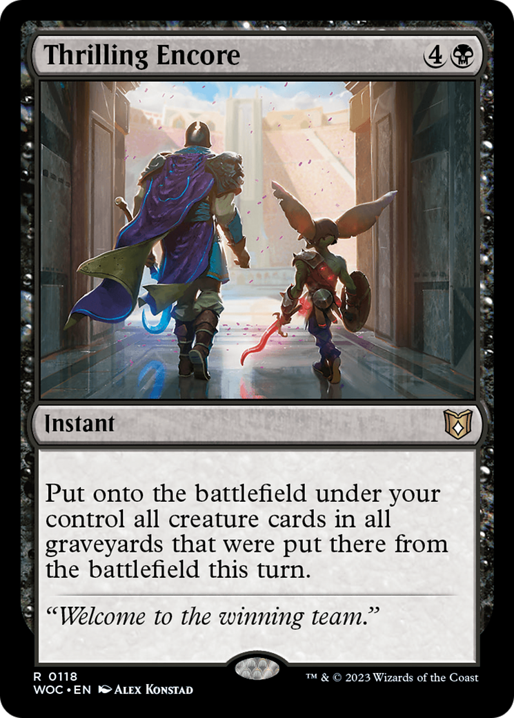 Image of Thrilling Encore (WOC-118) - Wilds of Eldraine Commander