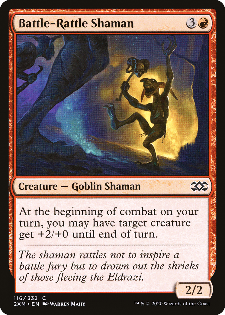 Image of Battle-Rattle Shaman (2XM-116) - Double Masters Foil