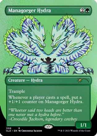 Image of Managorger Hydra (Foil Etched) (SLD-306) - Secret Lair Drop Series Foil