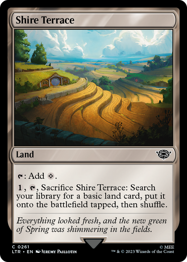Image of Shire Terrace (LTR-261) - The Lord of the Rings: Tales of Middle-earth Foil