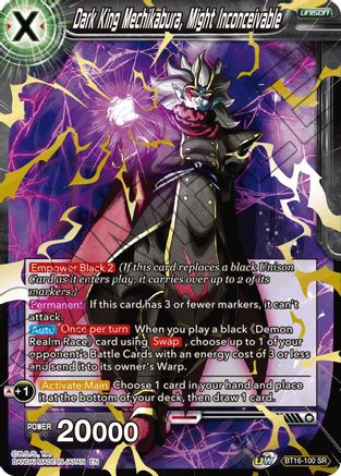 Image of Dark King Mechikabura, Might Inconceivable (BT16-100) - Realm of the Gods Foil