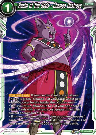 Image of Realm of the Gods - Champa Destroys (BT16-069) - Realm of the Gods Foil