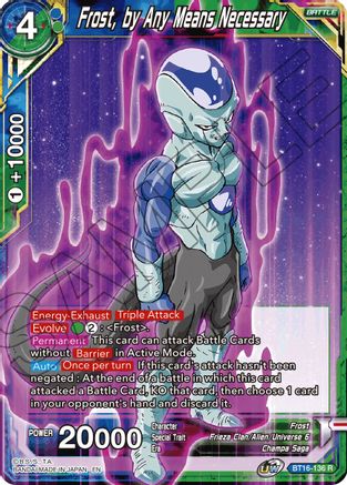 Image of Frost, by Any Means Necessary (BT16-136) - Realm of the Gods