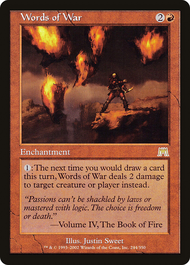 Image of Words of War (ONS-244) - Onslaught