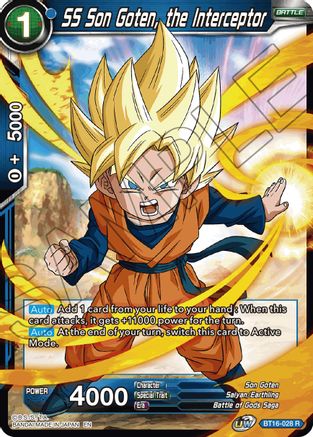 Image of SS Son Goten, the Interceptor (BT16-028) - Realm of the Gods Foil