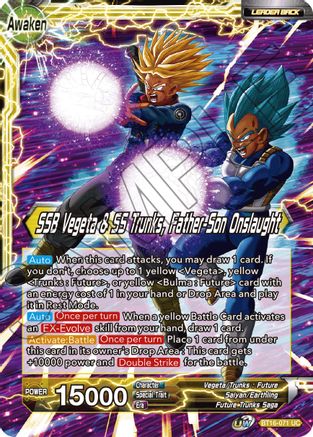 Image of Trunks // SSB Vegeta & SS Trunks, Father-Son Onslaught (BT16-071) - Realm of the Gods