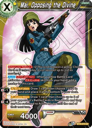 Image of Mai, Opposing the Divine (BT16-073) - Realm of the Gods
