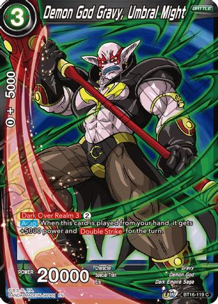 Image of Demon God Gravy, Umbral Might (BT16-119) - Realm of the Gods