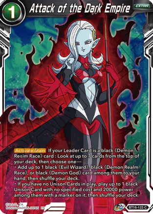 Image of Attack of the Dark Empire (BT16-123) - Realm of the Gods Foil