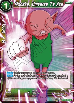 Image of Monaka, Universe 7's Ace (BT16-056) - Realm of the Gods
